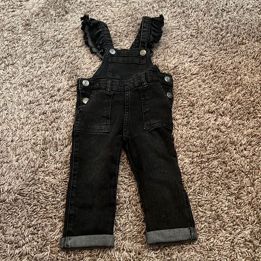Toddler denim overalls